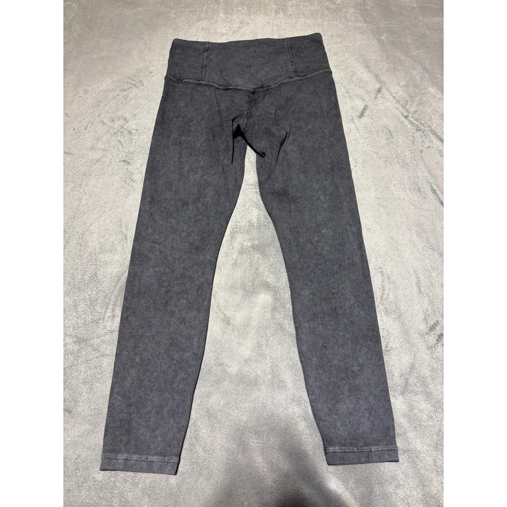 Athleta Women Size S Gray Elation Garment Dye 7/8 Leggings 598772
